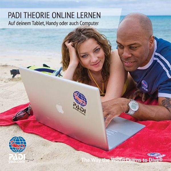 Sunshine Divers Tauchschule PADI Tauchen lernen Online - E-Learning