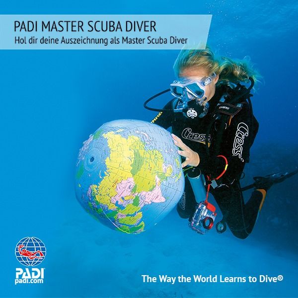 Sunshine Divers St.Gallen - PADI Master Scuba Diver Brevet