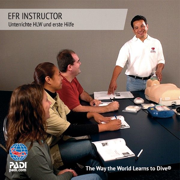 PADI EFR INSTRUCTOR MIT DEN SUNSHINE DIVERS - PADI 5* IDC CENTER IN ST.GALLEN