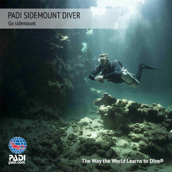 Sunshine Divers PADi Sidemount Diver - Go Sidemount