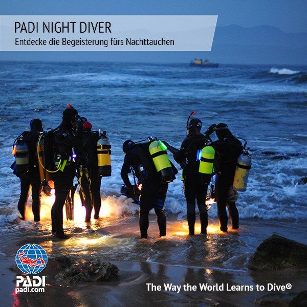 Sunshine Divers PADI NACHTTAUCHEN