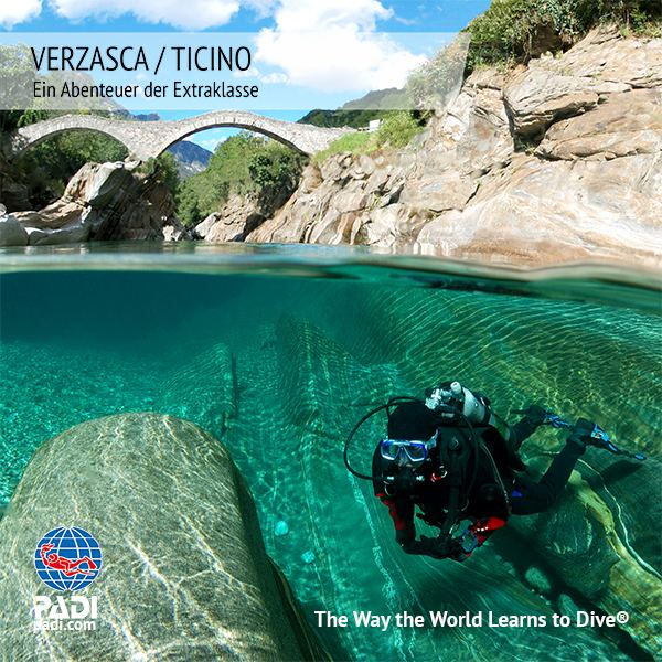 Tauchweekend Verzasca Ticino Flusstauchen