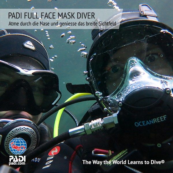 Sunshine Divers St.Gallen - PADI Vollgesichtsmaske Spezialkurs