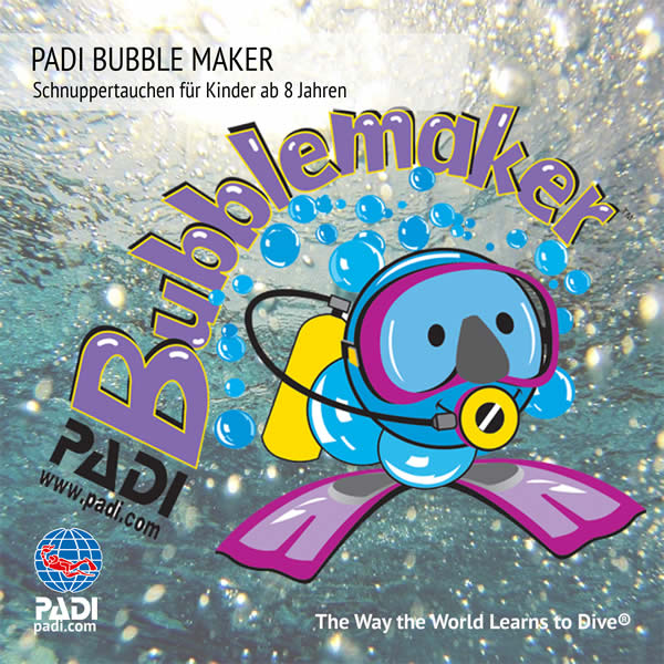 Sunshine Divers St.Gallen - Bubblemaker Tauchkurs ab 8 Jahren